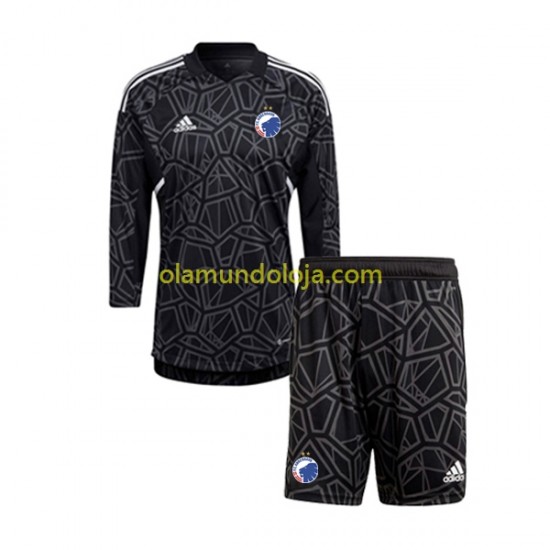 Camisola FC Copenhague Guarda-redes Criança Equipamento Primeiro 2022-2023 Manga Comprida